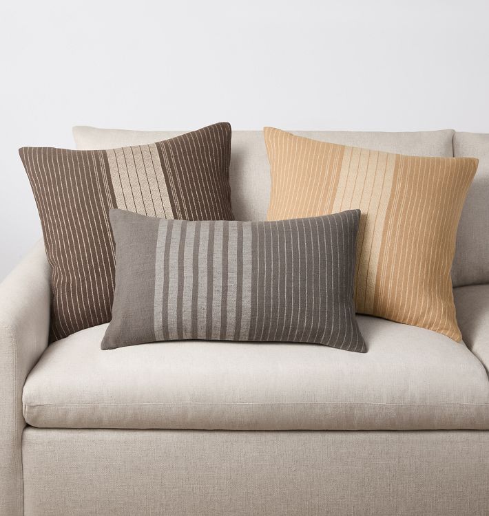 Relaxed Striped Pillow Cover