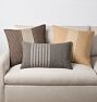 Relaxed Striped Pillow Cover
