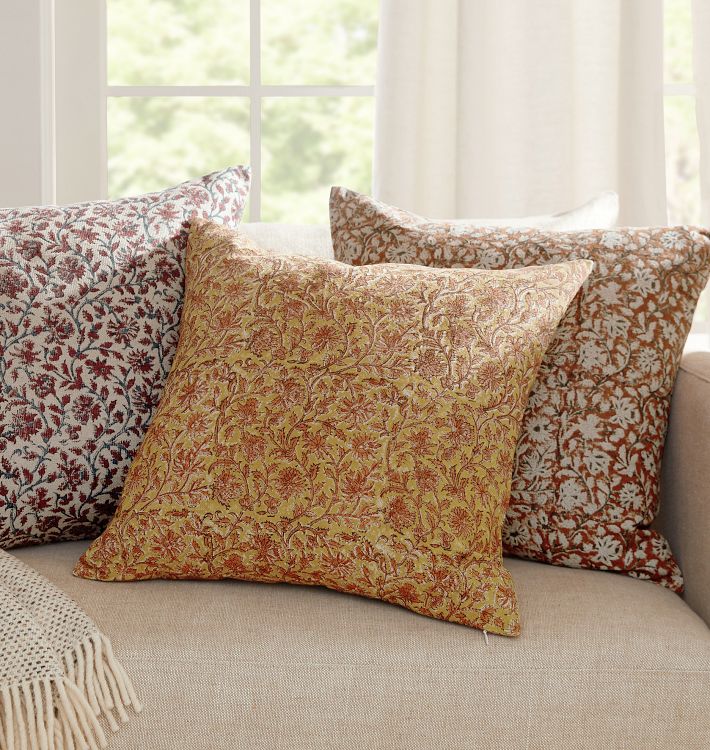 Dandelion Botanical Print Pillow Cover
