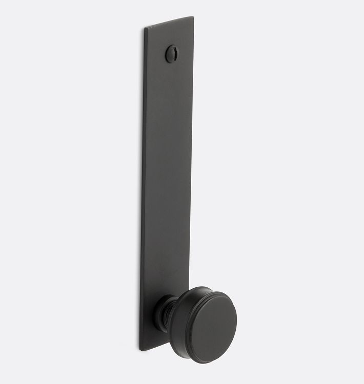 Ladd Cabinet Knob with Rectangle Backplate - 4" - Oil Rubbed Bronze