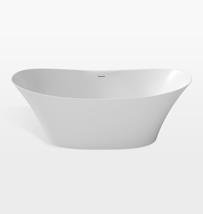 Alessandria Eco-Lapistone Bathtub - 68" - White