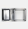 Cannon Stainless Steel Single Workstation Kitchen Sink with Rinse Tray
