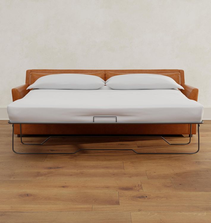 McNary Leather Sleeper Sofa