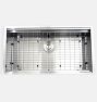 Cannon Stainless Steel Single Workstation Kitchen Sink with Rinse Tray