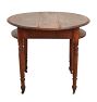 Vintage Turned Leg Maple Tavern Table