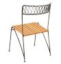 Vintage &quot;Ribbon&quot; Patio Chair by Maurizio Tempestini for Salterini