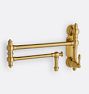 Traditional Wall Mount Pot Filler, Classic Bronze