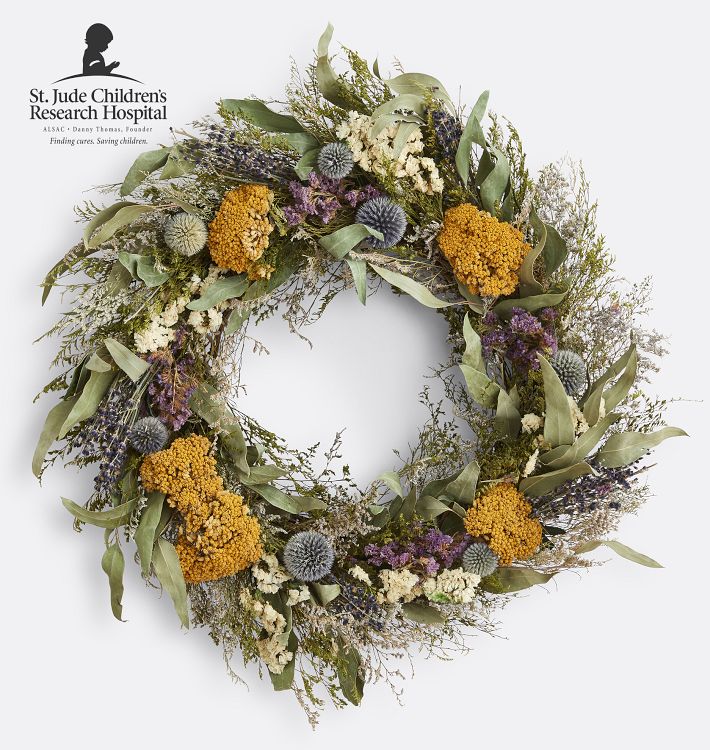 Provencal Garden Dried Wreath