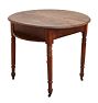 Vintage Turned Leg Maple Tavern Table