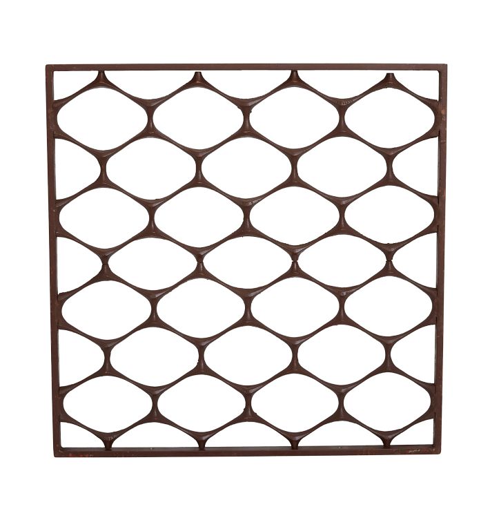 Vintage Mid-Century Cast Steel Architectural Panel (Medium)