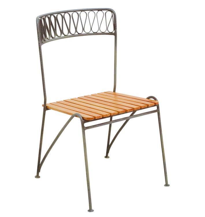 Vintage "Ribbon" Patio Chair by Maurizio Tempestini for Salterini