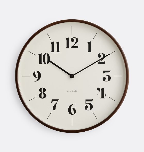 NEWGATE 時計 Number Four Wall Clock グレー Amazon.com: NEWGATE® Number Four Theatre Wall Clock | Modern