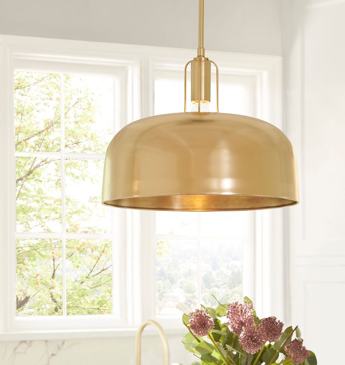 Dekum 16&quot; Pendant, Metal Shade