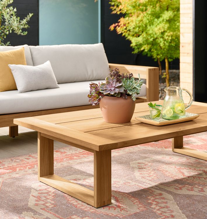 Polson Teak Outdoor Coffee Table