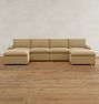 Roswell 6-Piece Double Ottoman Sectional Sofa