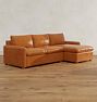 Roswell Leather 2-Piece Chaise Sectional
