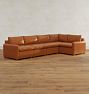 Roswell Leather 5-Piece Sectional Sofa