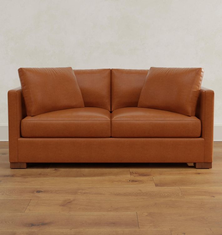 Wrenton Leather Loveseat