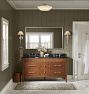Stepped Metal Frame Mirror