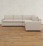 Roswell 3-Piece Double Sofa With Wedge Corner