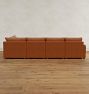 Roswell Leather 5-Piece Sectional Sofa