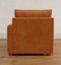 Roswell Leather Chaise Sectional Component