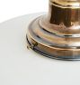 Vintage Opalescent Disc Pendant