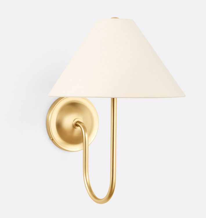Open Box: Crissey Sconce, Aged Brass - No Shade