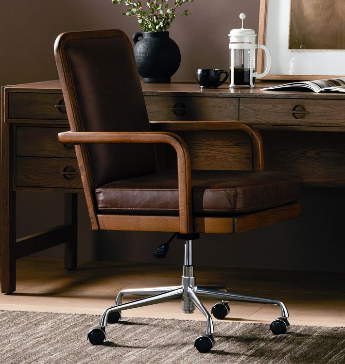 Hodge Leather Office Chair