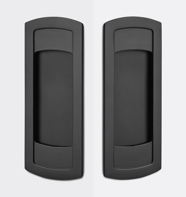 Hartford Traditional Pocket Door Set, Oil-Rubbed Bronze - Passage