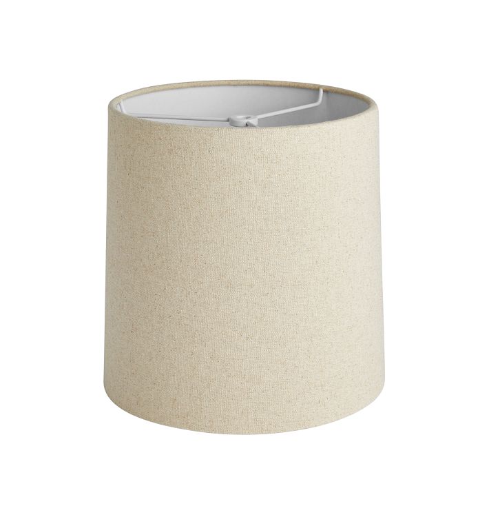 Open Box: Cylinder Fabric Lamp Shade, 9.5" Diam. Small - Natural Fabric