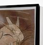 Rabbits and Grasses by Hon'ami K&#333;etsu Framed Reproduction Wall Art Print