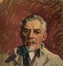 Self-Portrait by William De Leftwich Dodge Framed Reproduction Wall Art Print