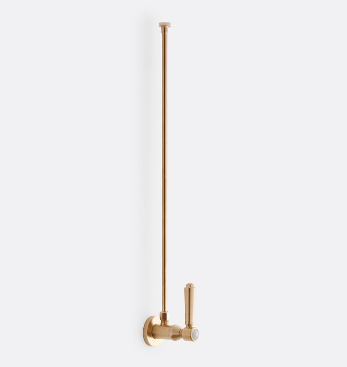 Montecito Lever-Handle Toilet Supply Line, Satin Bronze