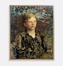 Townsend Bradley Martin Framed Reproduction Wall Art Print, 17" x 21" - Natural Wood Float Frame