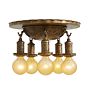 Vintage Classical Revival 5-Light Flush Mount
