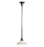 Pendant with Vintage Sheffield Opal Glass Shade