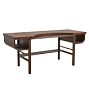 Vintage Early 20th Century French Industrial Metal Desk Steel with Sliding Writing Plate