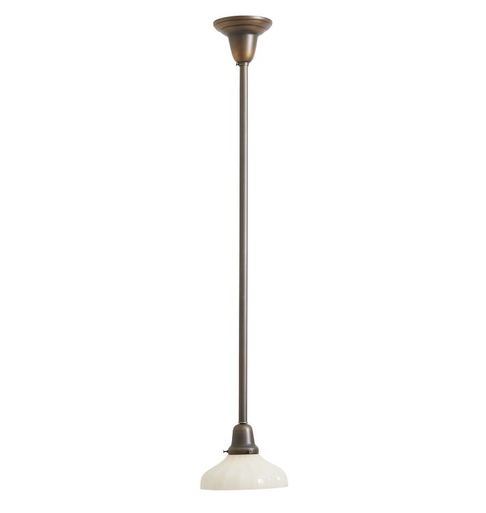 Pendant with Vintage Milky Shade