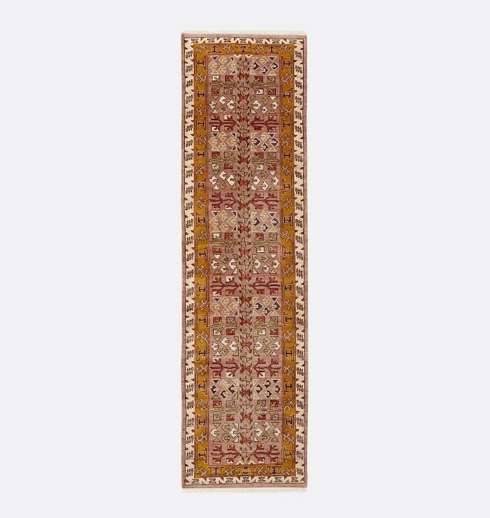 OPEN BOX: Muir Hand-Knotted Rug, Muir Plum - 2-1/2' x 9'