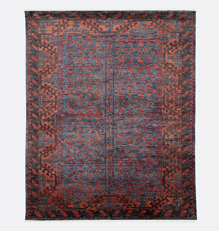 OPEN BOX: Muir Hand-Knotted Rug, Muir Blue - 8' x 10'