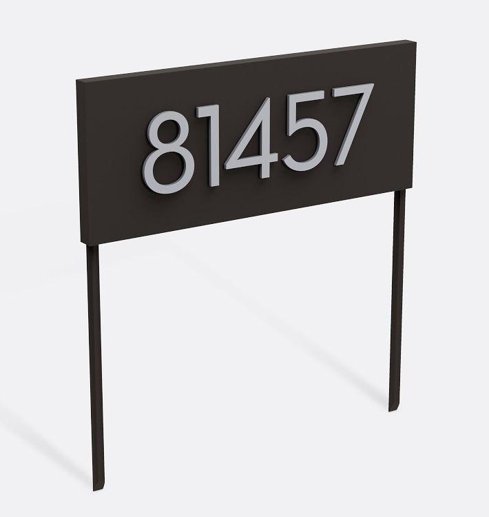 Hi Neighbor Yard Sign Brown