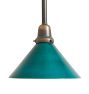 Pendant with Vintage Green Glass Down Shade