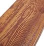 Vintage Wooden Farmhouse Bench with Splayed Legs and Worn Paint