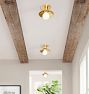 Crawford Flush Mount, Metal Shade
