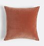 Open Box: Italian Velvet Pillow Cover, Blush Velvet  - 20" x 20"