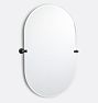 Rigdon Frameless Pill Pivot Mirror, 22" x 36" - Oil-Rubbed Bronze