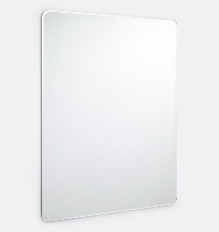 OPEN BOX: Frameless Rectangular Mirror, 30" x 42"