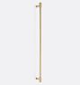 OPEN BOX: Ladd Appliance Pull - 24" - Unlacquered brass