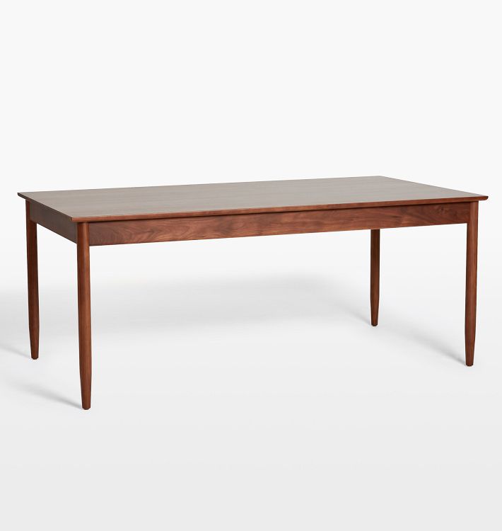 OPEN BOX: Shaw Rectangular Table, Walnut - Fixed